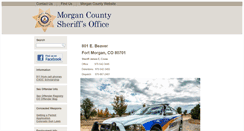 Desktop Screenshot of morgansheriff.net