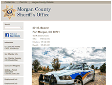 Tablet Screenshot of morgansheriff.net